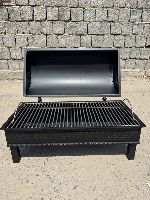 Mangal Qopqoli Bbq steyk aparat