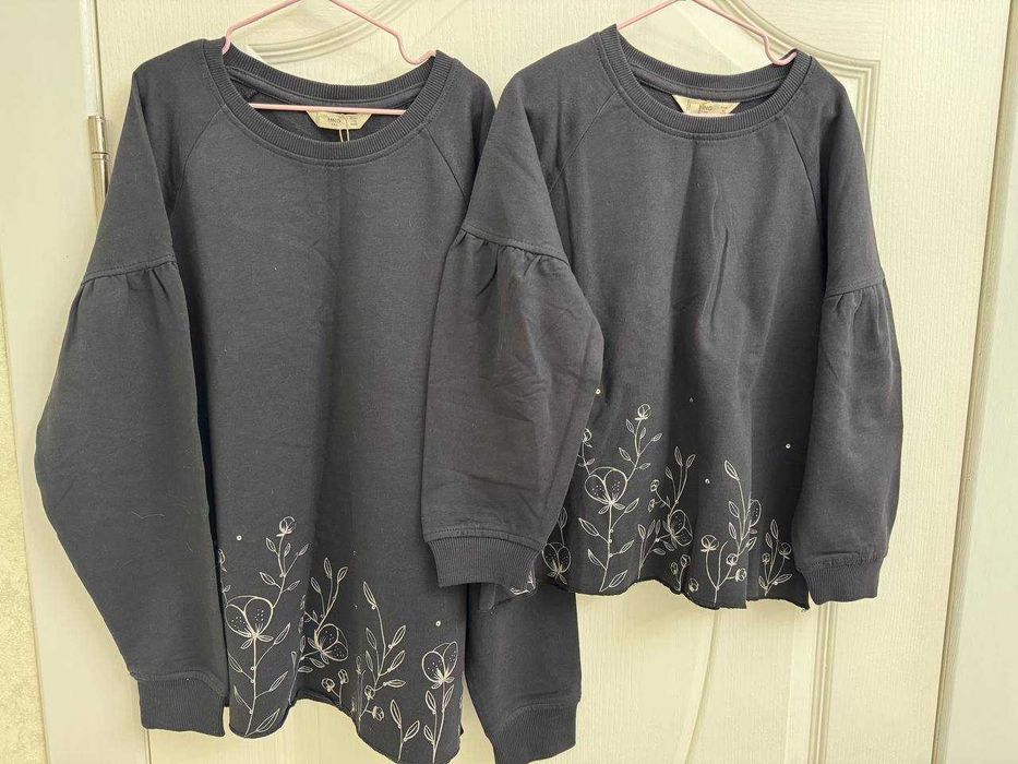 Новые Рубашки /Блузки /Свитшоты Zara, Mango, H&M от 6 до 12 лет