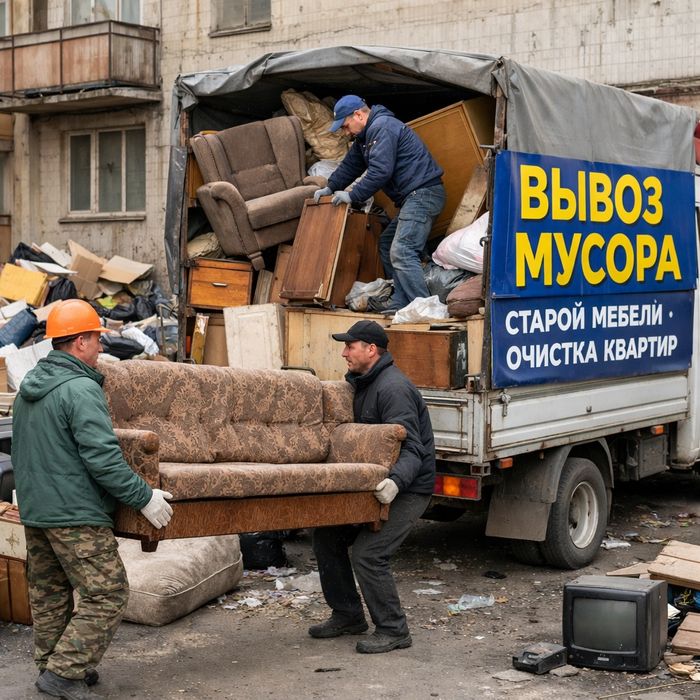 Вывоз мусора 24/7. Газель