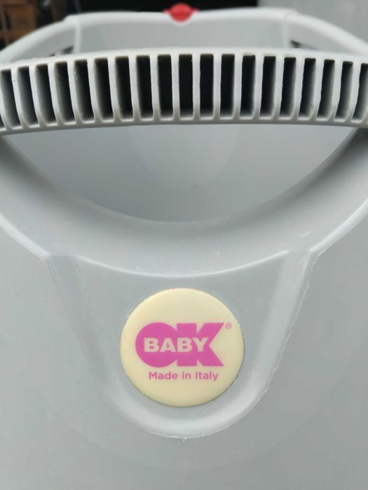 Вана за къпане и сядане OK Baby Опла, цвят сива
