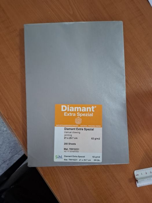 Hartie calc top a4 250 coli foaie 500 sul desen tehnic milimetrica diamant extra special sihl  60 62 70 90 gr mp m2 pictura foto arte arta 80