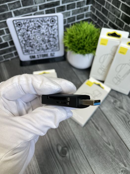 Универсальный кард-ридер Baseus Lite SD/TF USB Type A/USB Type C