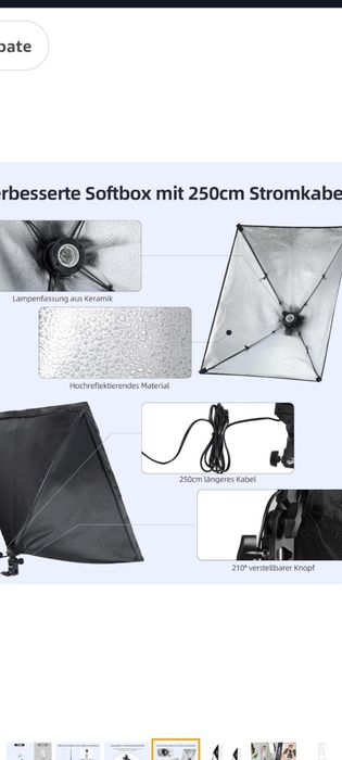 Kit softbox nou de calitate