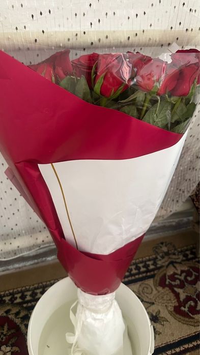 Букет из 31 красной розы