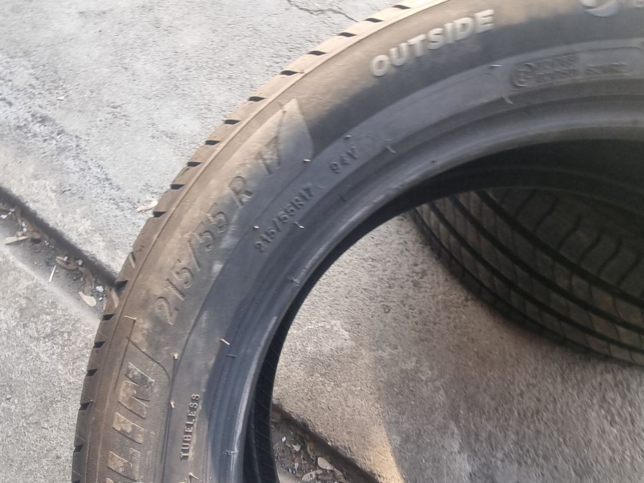 4бр.Лятни гуми MICHELIN 215x55x17цола.Внос от Германия