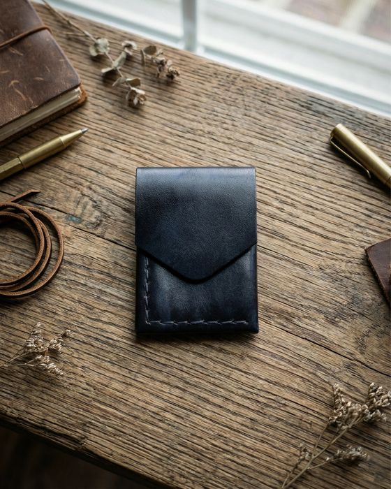 Кожанный кошелек ручной работы