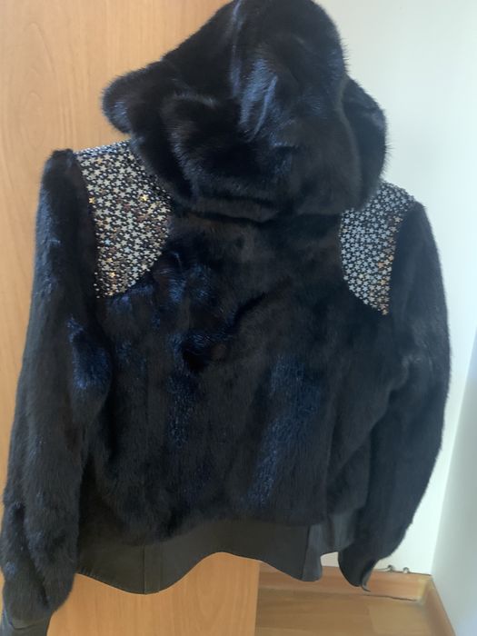 Норковая шуба на замке, состояние хооошее