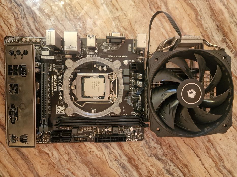 Intel Core i5-7500 gigabyte h-110  кулер