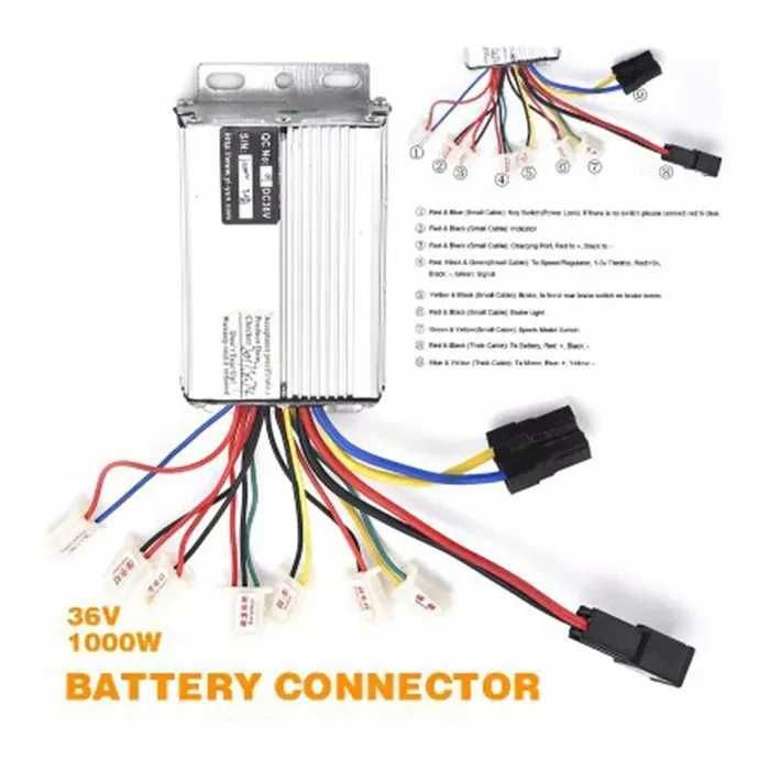 Controller 36V 48V/1000W pentru motoare cu periiI Nou in ambalaj