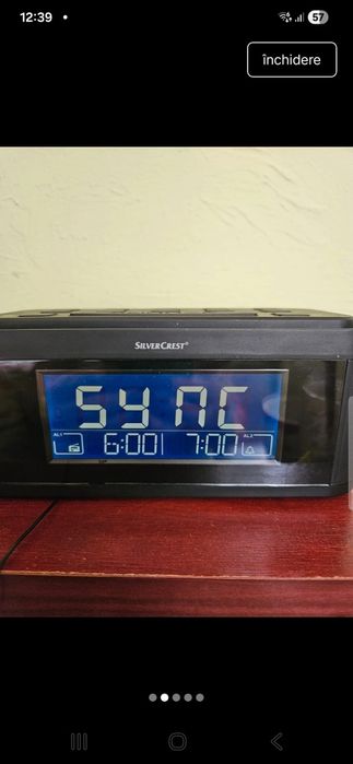 Radio Sivercrest cu ceas desteptator