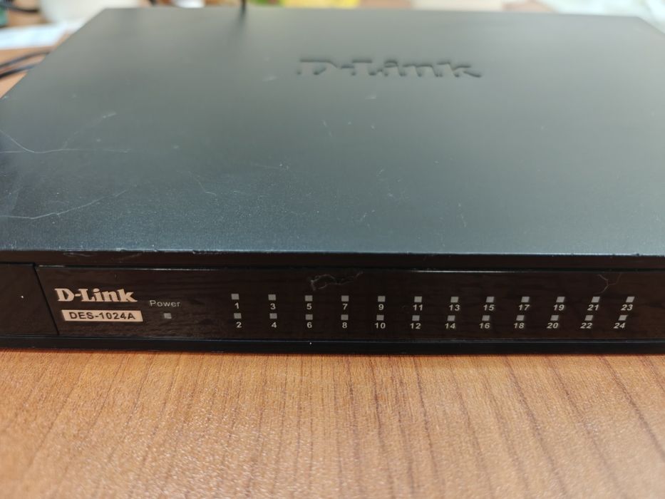Коммутатор 24 портовой D-Link DES-1024A
