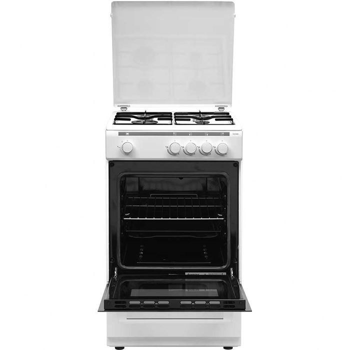 Aragaz VORTEX 4 arzatoare Gaz 50 cm alb NOU (Nefolosit)
