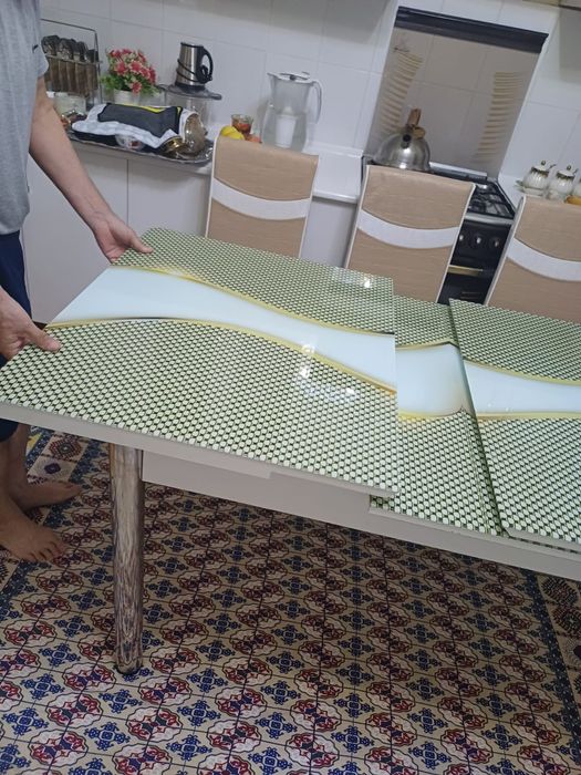 Кухонный стол 6 стулья