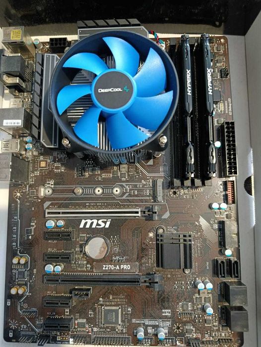 Материнка+проц+опера+кулер недорого