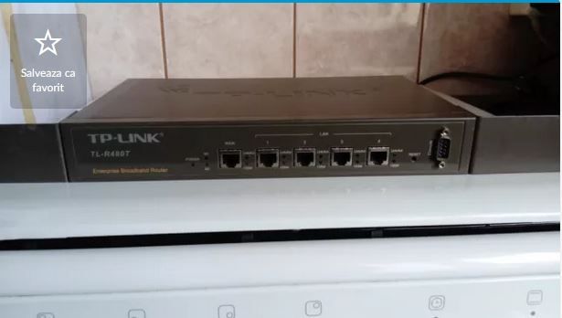 Enterprise Broadband Router TP-LINK TL- R 480 T Profesional