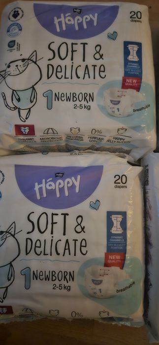 Scutece happy mărimea 1 și 2