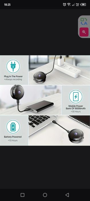 Камера ведио мини WiFi