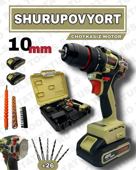 Drellar va shurupovoylar