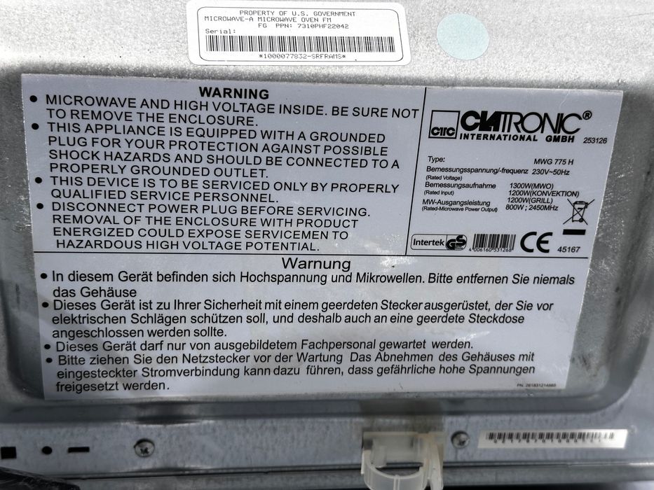 Cuptor Microunde 3-în-1 CLATRONIC – INOX Integral - Grill & Aer Cald (Convecție)