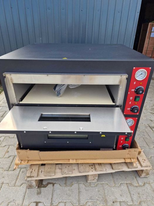 Cuptor pizza dublu electric capacitate mare 4 cu 4,Nou cu factura