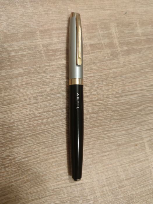 Stilou vintage italian Artil cu piston