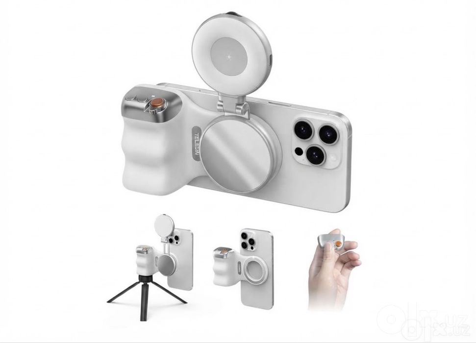 Telesin MagSafe Grip и Selfi Ring  для смартфонов.