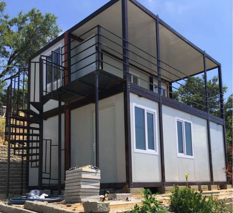 Преносим фургон мобилна къща вила контейнер