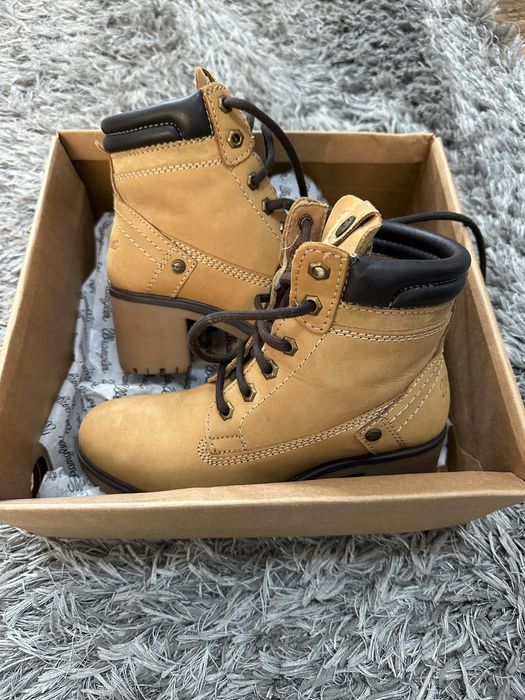 Ghete dama wrangler piele