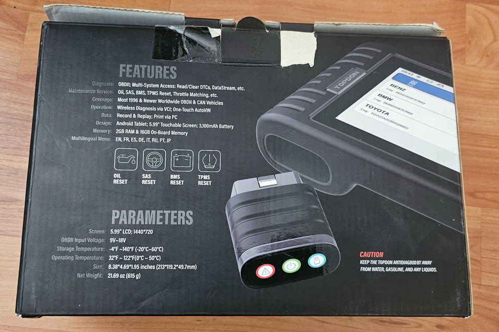 Diagnoza Auto TopDon ArtiDiag 800BT cu OBD2 Nou