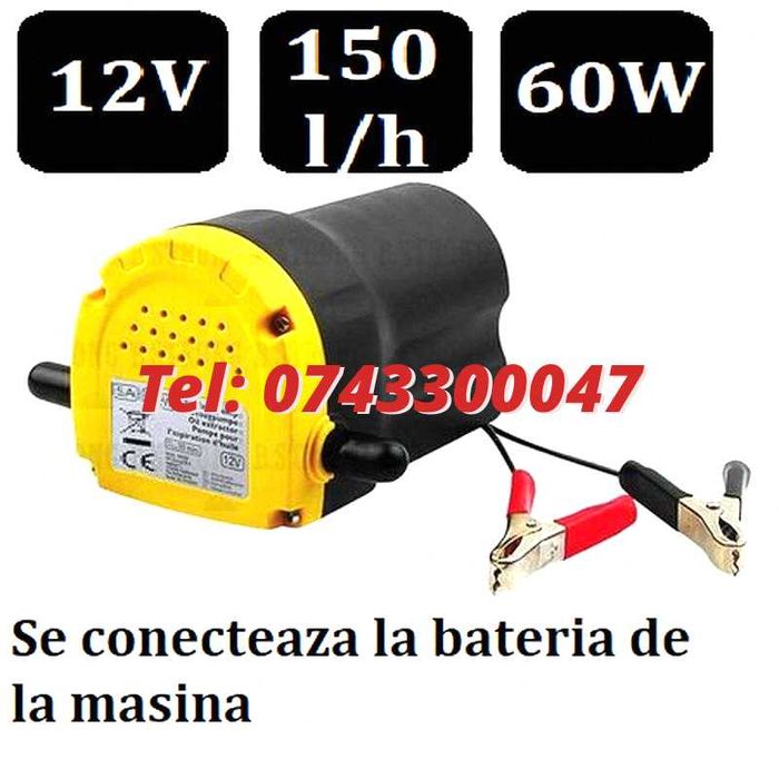 Unitate Transfer Orice Lichid Submersibila 12V Pentru Motorina Si Ulei Pentru Transfer Combustibil Si Motorina Pentru Transfer Lichide Tehnice