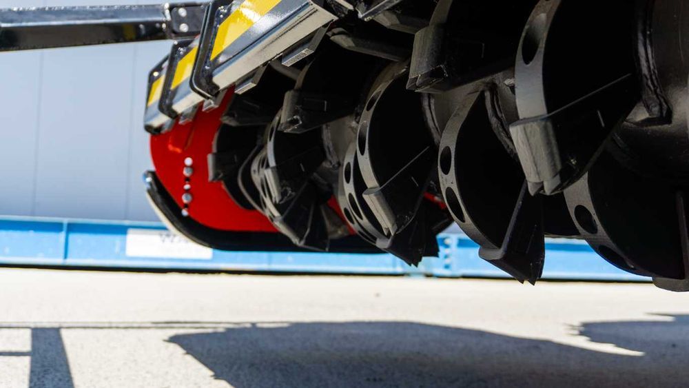 tocator forestier la tractor 150 cp, cu dinti widia