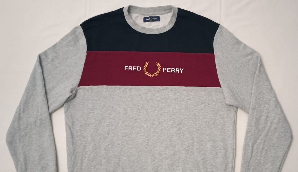 Fred Perry Sweatshirt оригинално горнище L памучен суичър горно