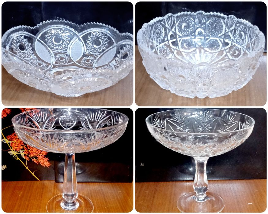 Вазы хрустальные