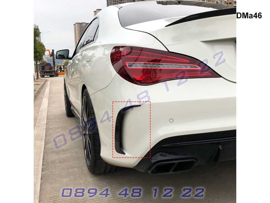 Тунинг Добавка Спойлер Задна Броня Mercedes CLA W117 Мерцедес В117 ЦЛА