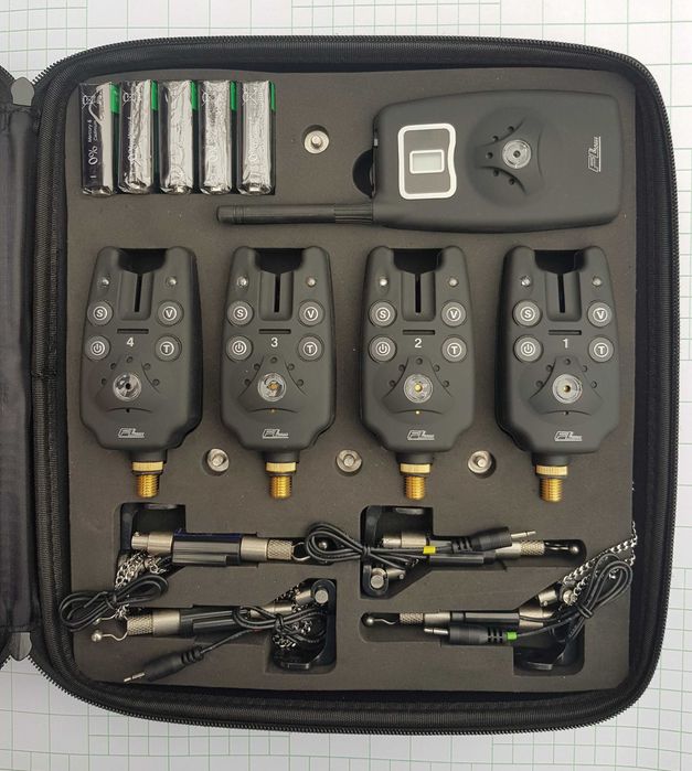 Set 4 Avertizori cu Statie FL JY-19 cu 4 hangere cu led si penar