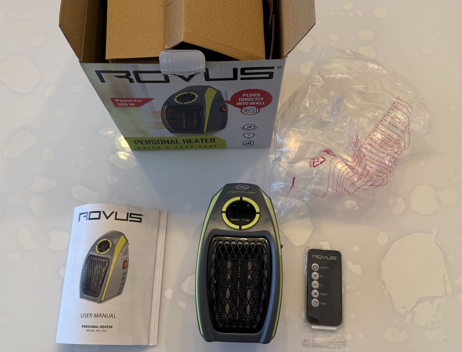 Vand incalzitor priza Rovus H03 500W nou ieftin