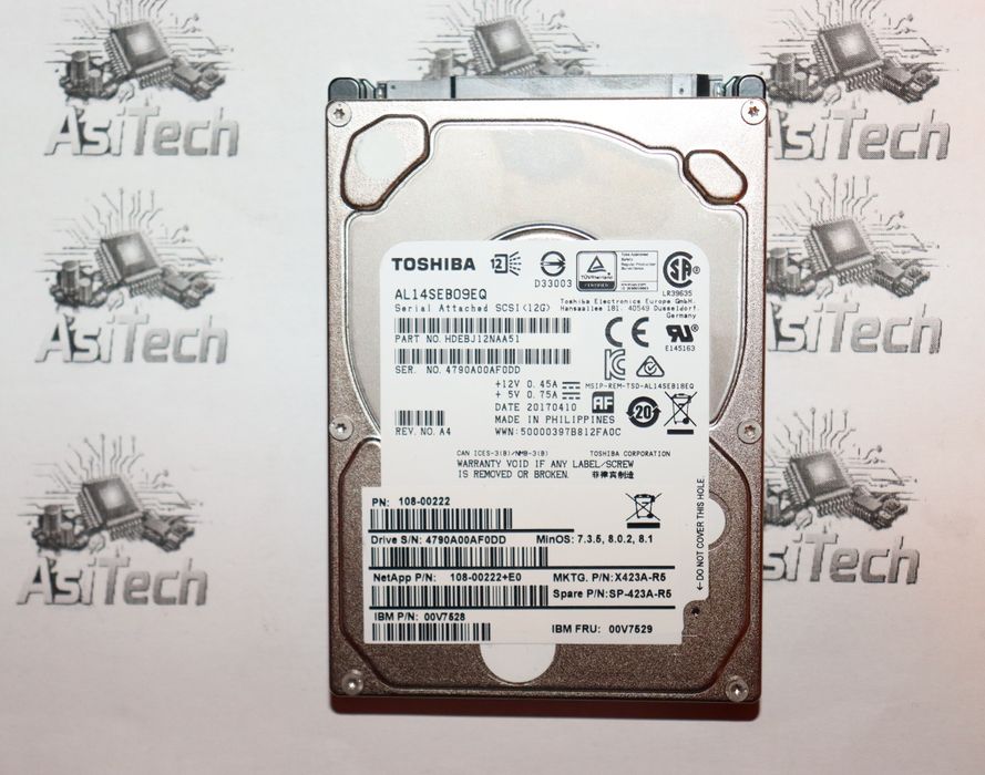 Harddisk Server SAS 2.5" 900Gb 12G 10k 128Mb 512e