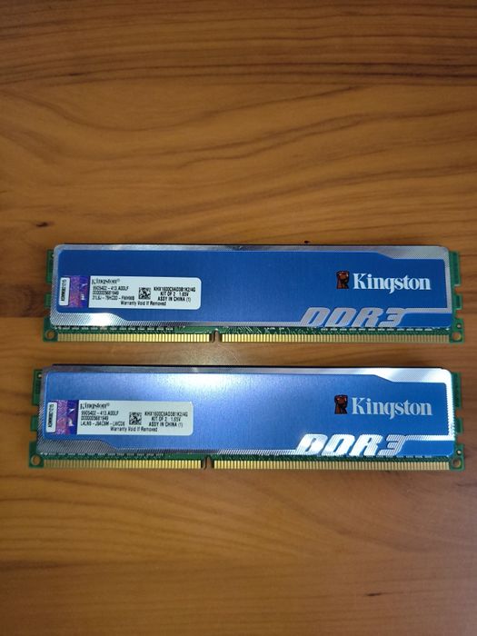 Ram  памет Kingston DDR 3  2x2 GB