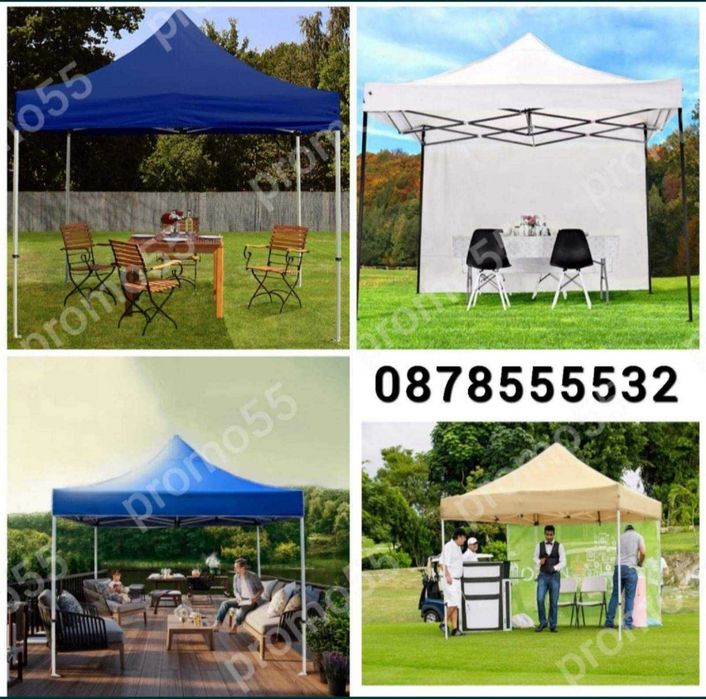 Страници за Шатра Хармоника, Завеси за Шатра, 3 размера, 5 цвята