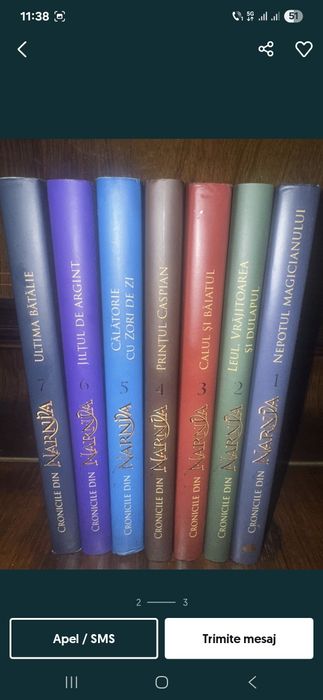 Vand set Cronicile din Narnia 1-7
