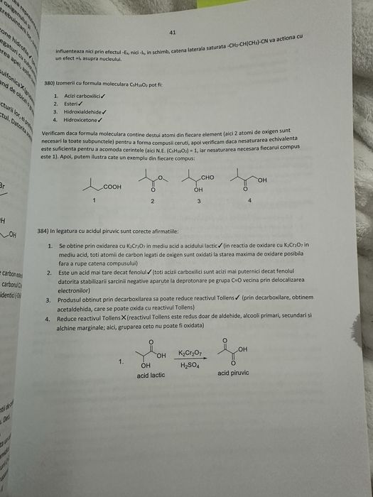 Grile chimie organica rezolvate