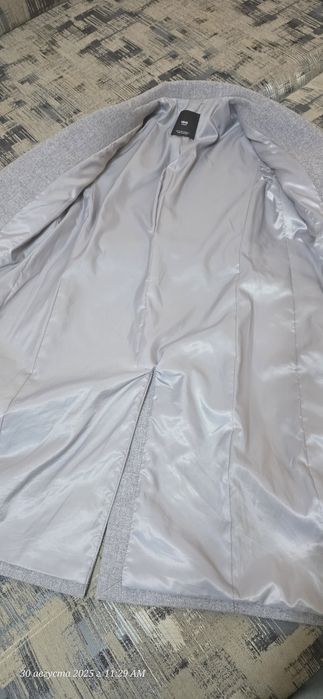 Продам стильное серое пальто MNG Basics. Размер M.