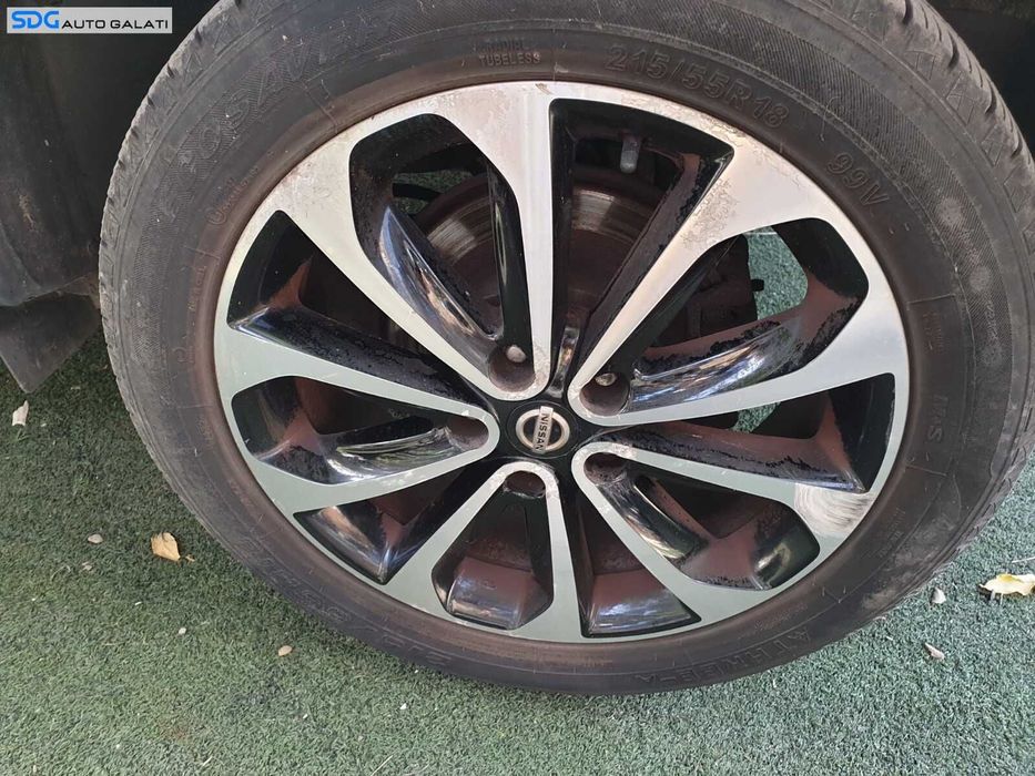 Set 4 Jante Aliaj 215 55 18 R18 cu Anvelope Vara An Dot 2022 Nissan Qashqai J10 2007 - 2013 [C8595]