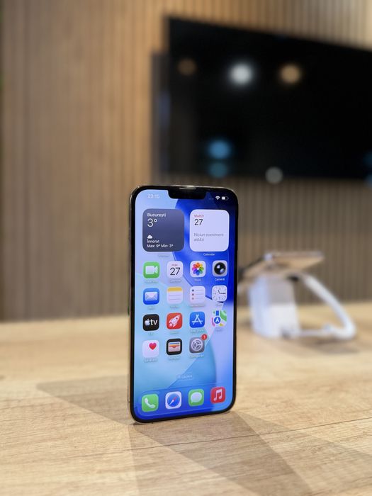 **ATS GSM**iPhone 13 Pro Max 128Gb Gold/Baterie93%/Fact+Gar 12 luni