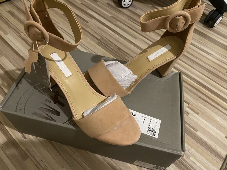 Sandale piele intoarsa