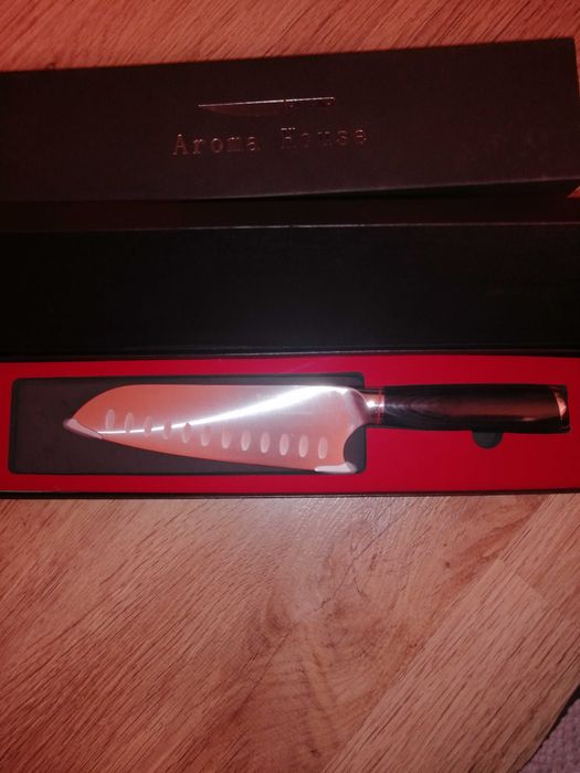 Нож Сантоку от немска карбонова стомана и нож за обезкостяване