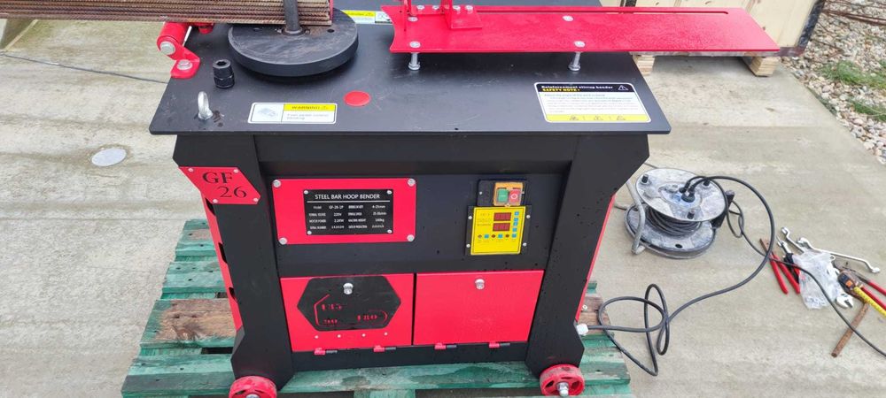 Mașină Fasonat Fier Beton 4-16mm – Nouă, cu Factură și Garanție