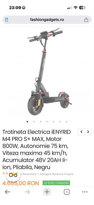 Trotineta electrica iENYRID M4PRO S+ MAX