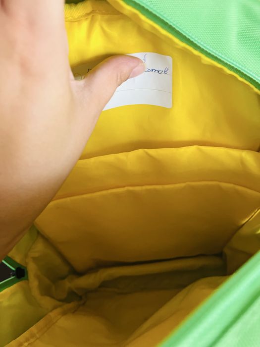 Зелена раница Lego.