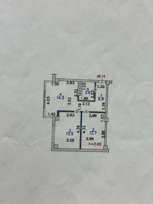 2 бөлмелі пәтер сатылады